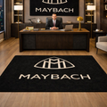 Mercedes Maybach Premium Luxury Rug (60x87) INCH (150x220) cm Home, Garage & Display Carpet Auto Area Carpet, Car Garage Decor,Car Floor Mat