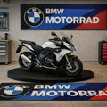 BMW Premium Custom Rug (28x87) INCHS (75x220)Cm – Motorcycle Garage & Room Decor