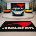 McLaren Premium Luxury Rug (60x87) INCH (150x220) cm Home, Garage & Display Carpet Auto Area Carpet, Car Garage Decor,Car Floor Mat