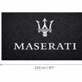 Maserati Premium Luxury Rug (60x87) INCH (150x220) cm Home, Garage & Display Carpet Auto Area Carpet, Car Garage Decor,Car Floor Mat