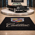 Cadillac Premium Luxury Rug (60x87) INCH (150x220) cm Home, Garage & Display Carpet Auto Area Carpet, Car Garage Decor,Car Floor Mat