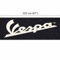 Vespa Premium Custom Rug (28x87) INCHS (75x220)Cm – Motorcycle Garage & Room Decor