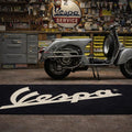 Vespa Premium Custom Rug (28x87) INCHS (75x220)Cm – Motorcycle Garage & Room Decor
