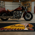 Indian Premium Custom Rug (28x87) INCHS (75x220)Cm – Motorcycle Garage & Room Decor