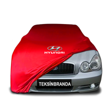 Hyundai Sonata 4 (2001-2004) Indoor Car Cover Custom Fit, Black, Gray, Blue, Red Color