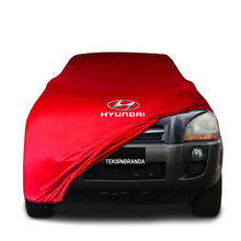 Hyundai Tucson 1 (2004-2010) Indoor Car Cover Custom Fit, Black, Gray, Blue, Red Color