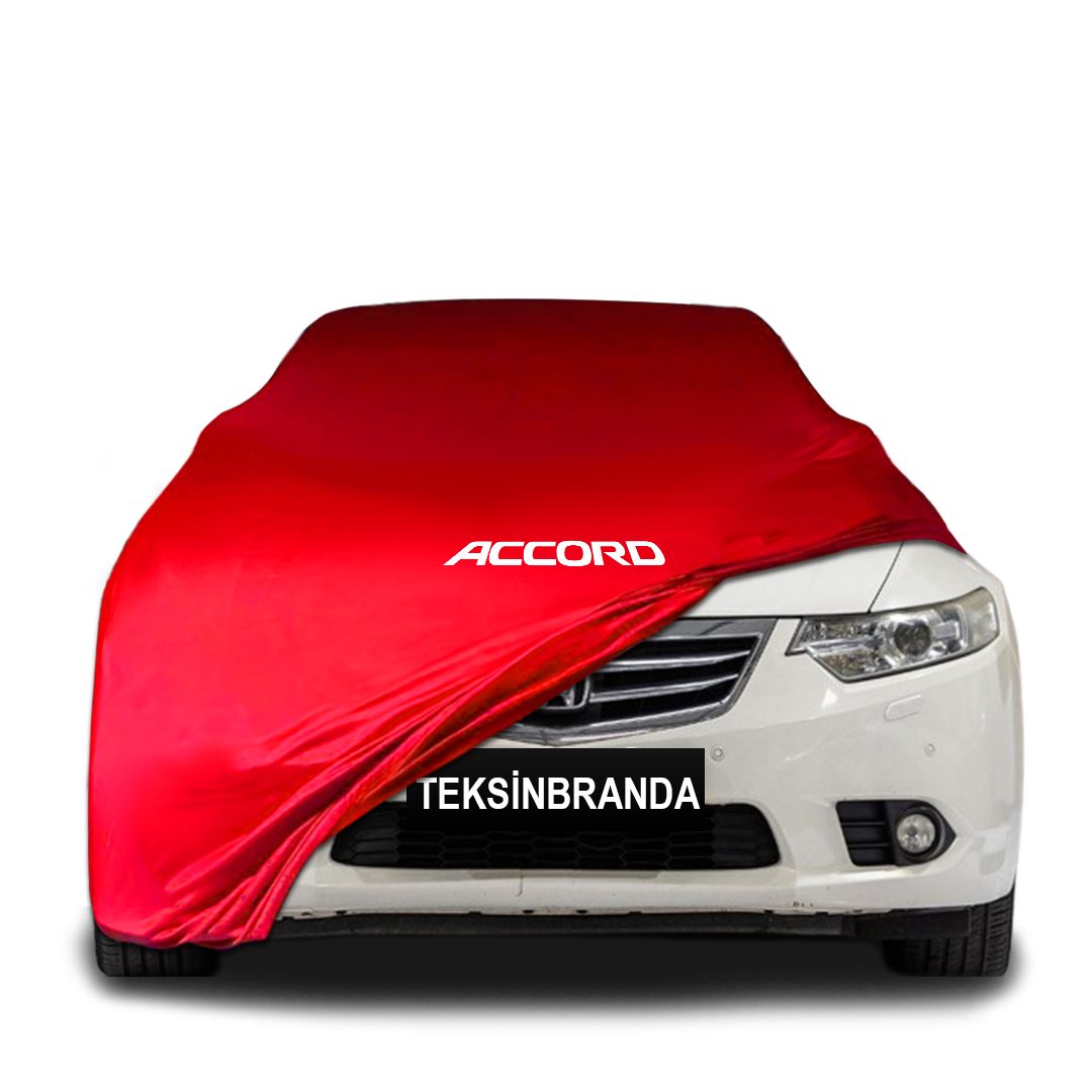 Honda Accord 8 Sedan Indoor Car Cover Custom Fit, Black, Gray, Blue, Red Color