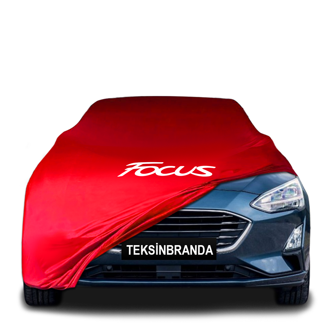 Ford Focus 4 Sedan (2018-) Indoor Car Cover Custom Fit, Black, Gray, Blue, Red Color