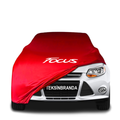 Ford Focus 3 Station Wagon (2010-2018) Indoor Car Cover Custom Fit, Black, Gray, Blue, Red Color