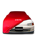 Honda Civic 5 Sedan (1991-1995) Indoor Car Cover Custom Fit, Black, Gray, Blue, Red Color