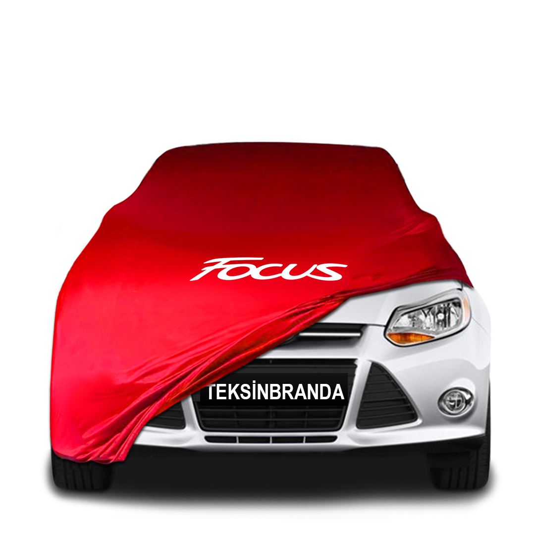 Ford Focus 3 Hatchback (2010-2018) Indoor Car Cover Custom Fit, Black, Gray, Blue, Red Color