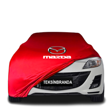 Mazda 3 2 Sedan (2009-2013) Indoor Car Cover Custom Fit, Black, Gray, Blue, Red Color