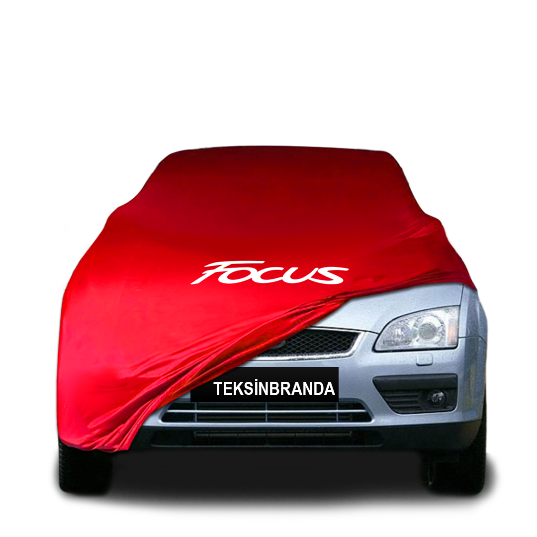 Ford Focus 2 Sedan (2005-2010) Indoor Car Cover Custom Fit, Black, Gray, Blue, Red Color