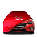 Mazda 3 3 Sedan (2014-2018) Indoor Car Cover Custom Fit, Black, Gray, Blue, Red Color