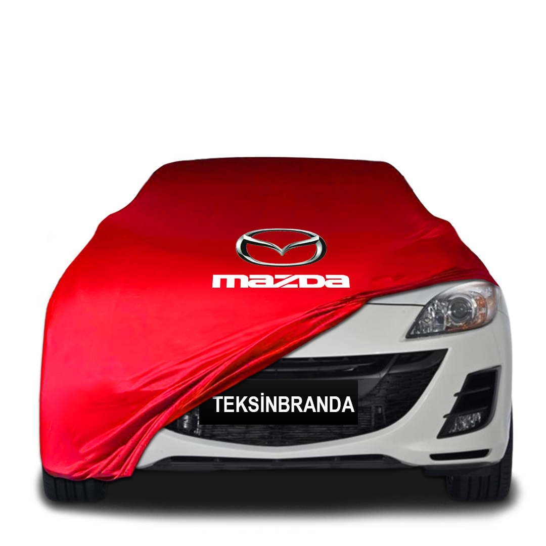 Mazda 3 2 Hatchback (2009-2013) Indoor Car Cover Custom Fit, Black, Gray, Blue, Red Color