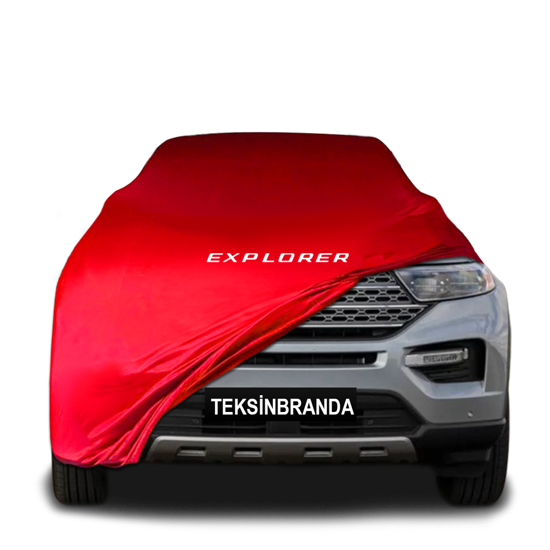 Ford Explorer 6 Indoor Car Cover Custom Fit, Black, Gray, Blue, Red Color