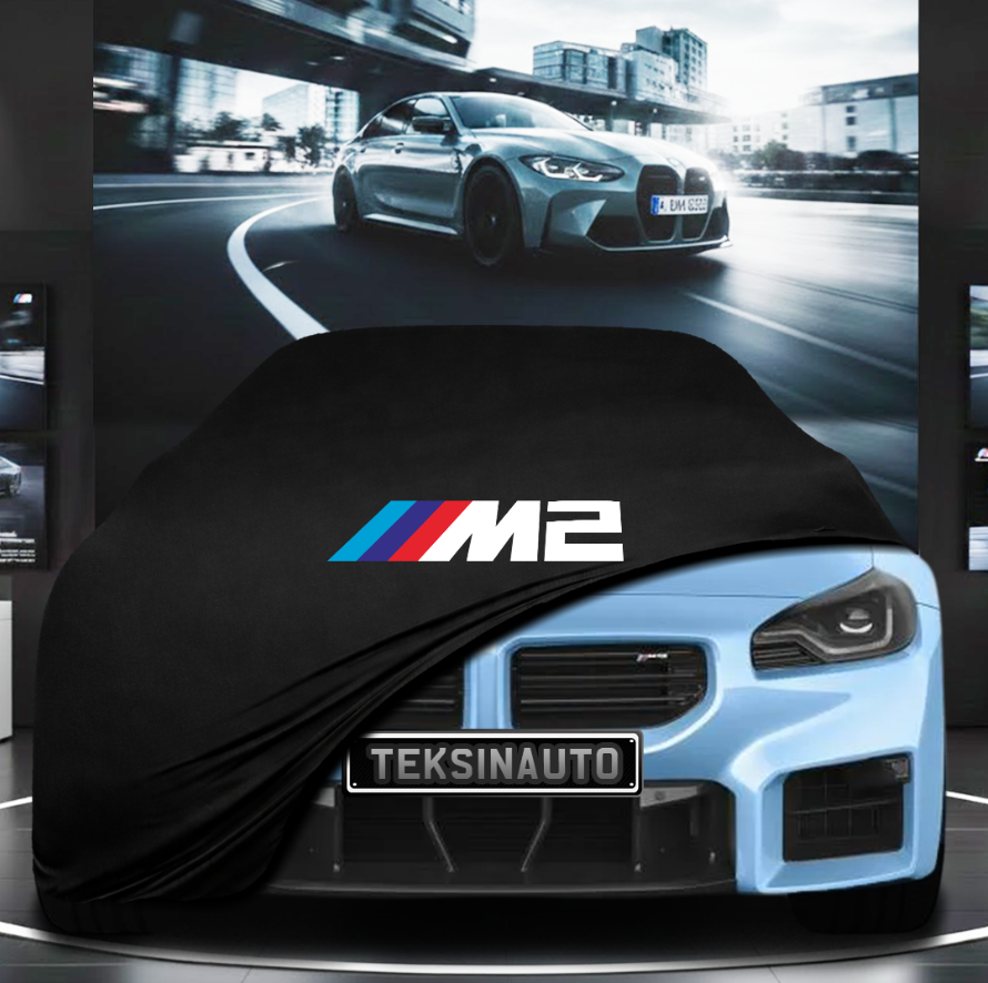 BMW 2 G87 M2 (2023-) Custom Fit Indoor Car Cover Soft Stretch Black Gray Blue Red Dust Protection Garage Cover Laser Cut + Bag