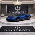 Maserati Premium Luxury Rug (60x87) INCH (150x220) cm Home, Garage & Display Carpet Auto Area Carpet, Car Garage Decor,Car Floor Mat