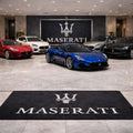 Maserati Premium Luxury Rug (60x87) INCH (150x220) cm Home, Garage & Display Carpet Auto Area Carpet, Car Garage Decor,Car Floor Mat