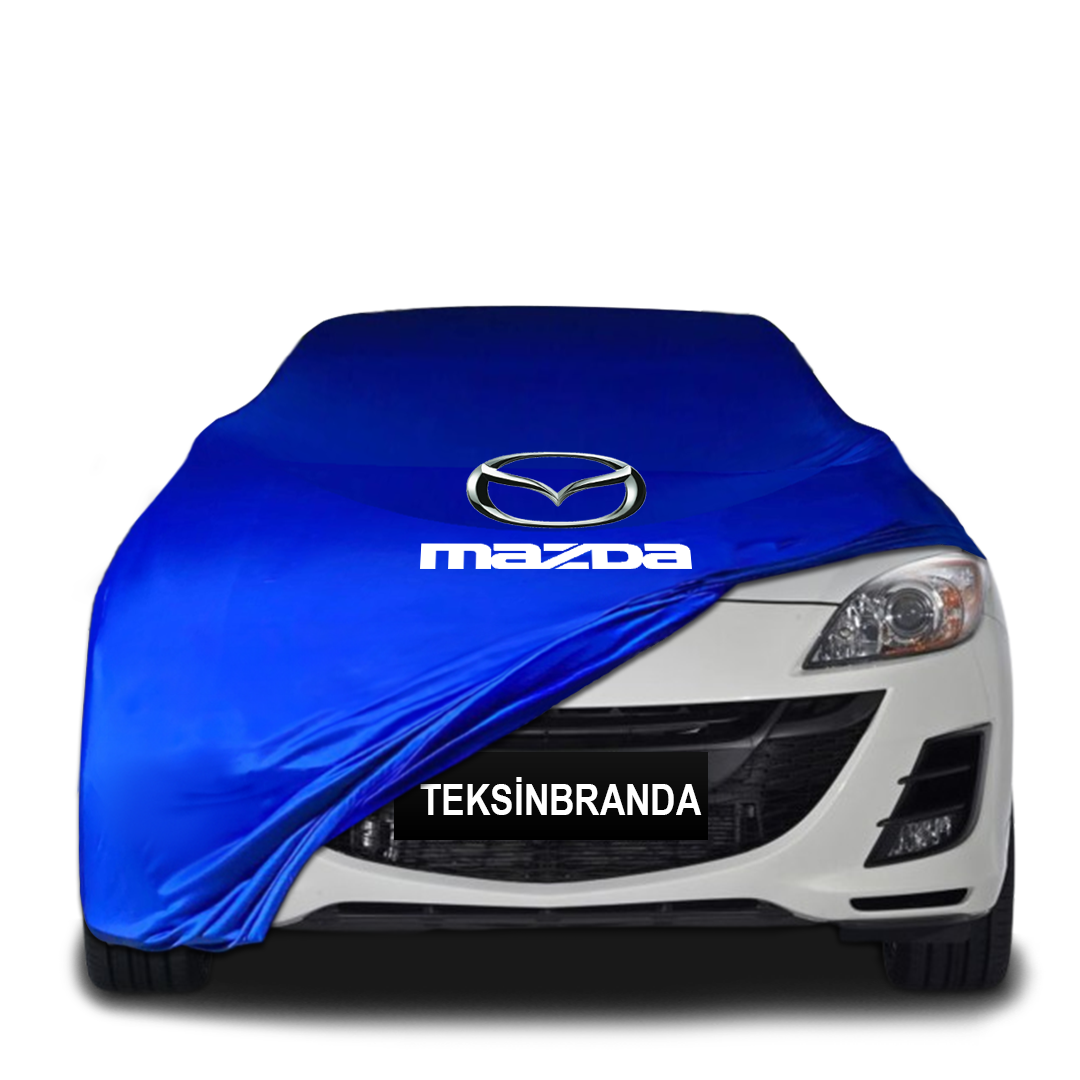 Mazda 3 2 Sedan (2009-2013) Indoor Car Cover Custom Fit, Black, Gray, Blue, Red Color