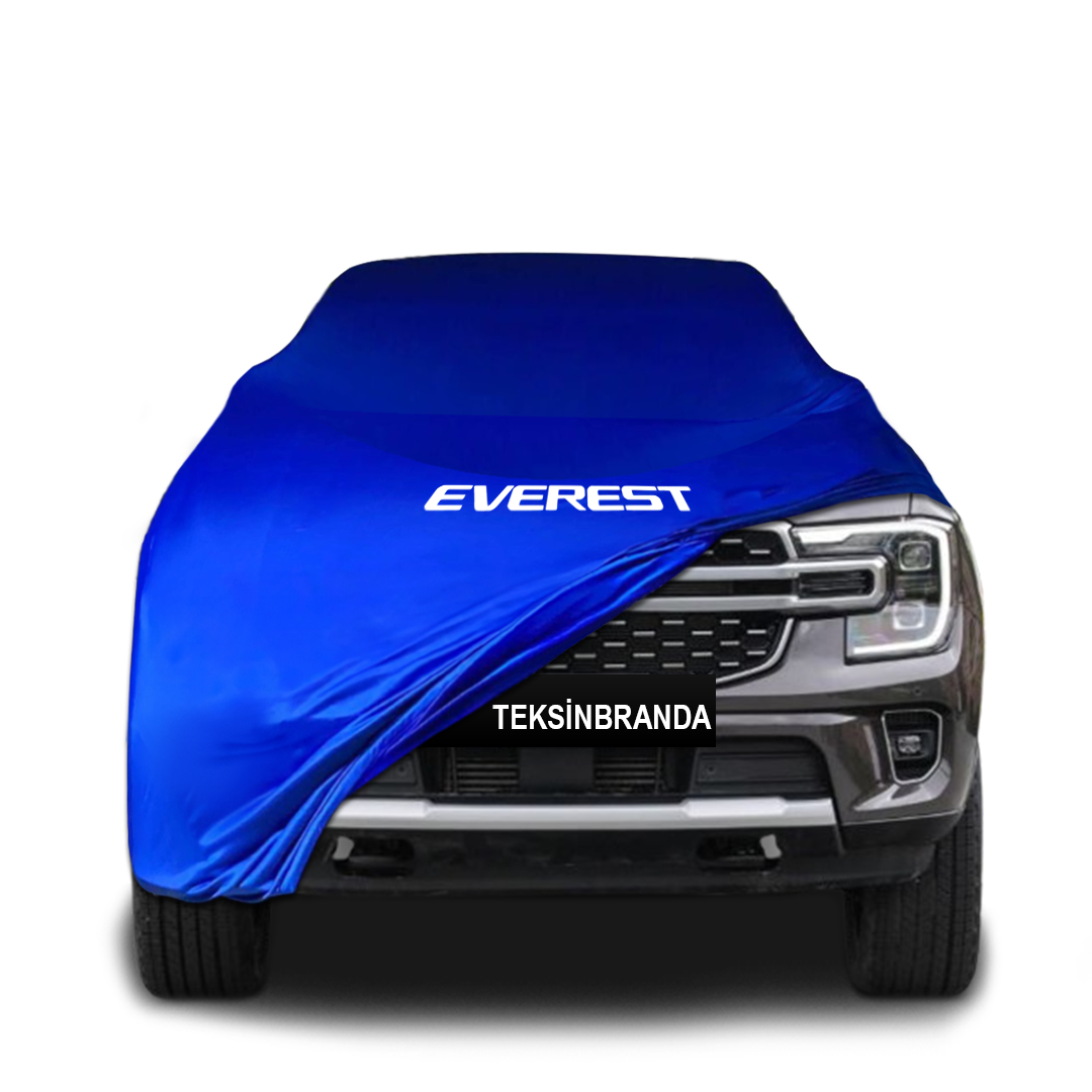 Ford Everest Indoor Car Cover Custom Fit, Black, Gray, Blue, Red Color