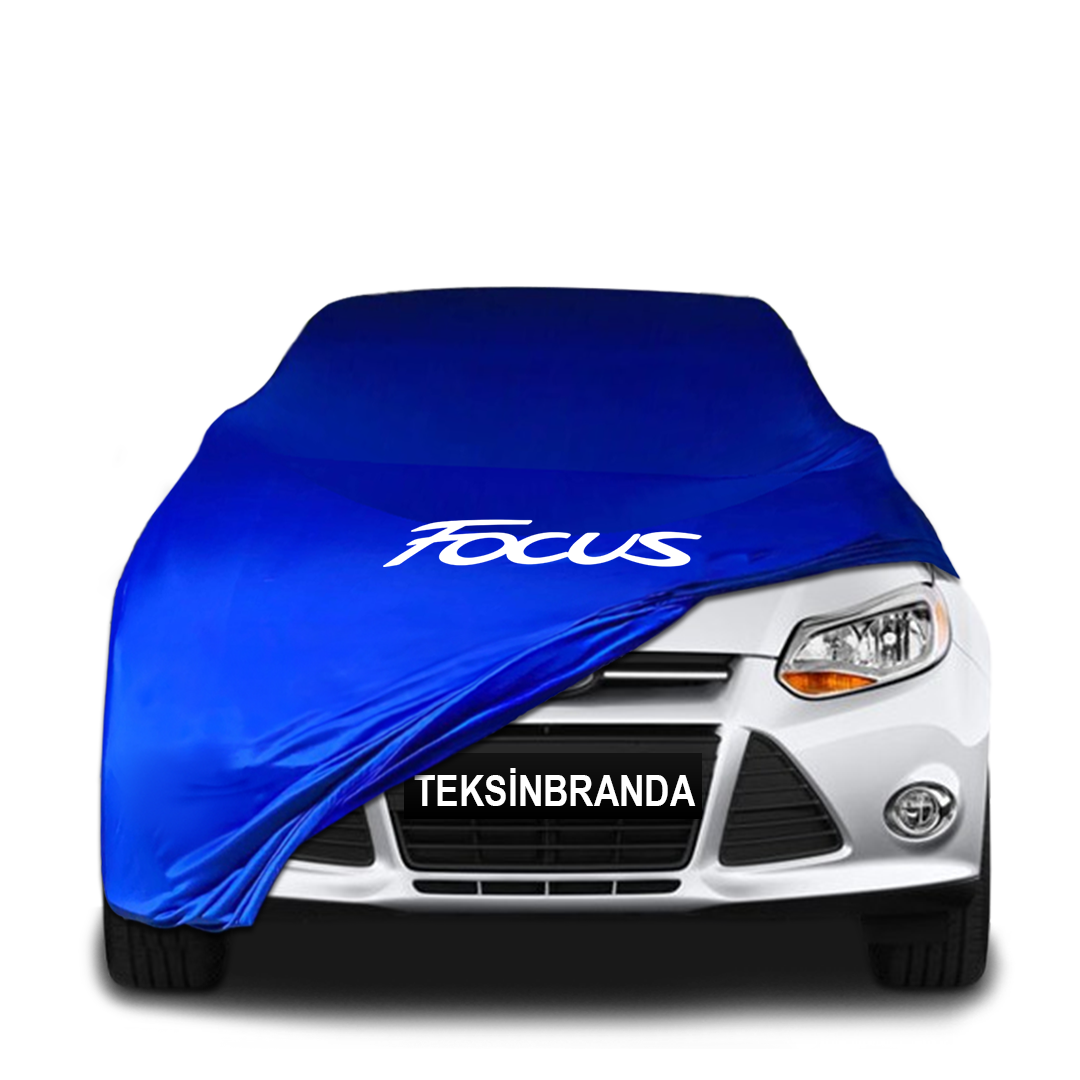 Ford Focus 3 Station Wagon (2010-2018) Indoor Car Cover Custom Fit, Black, Gray, Blue, Red Color