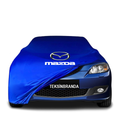 Mazda 3 1 Sedan (2003-2009) Indoor Car Cover Custom Fit, Black, Gray, Blue, Red Color