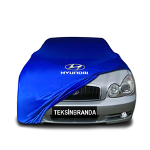 Hyundai Sonata 4 (2001-2004) Indoor Car Cover Custom Fit, Black, Gray, Blue, Red Color