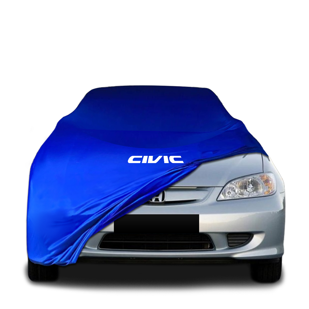 Honda Civic Sedan 7 Sedan (2001-2006) Indoor Car Cover Custom Fit, Black, Gray, Blue, Red Color