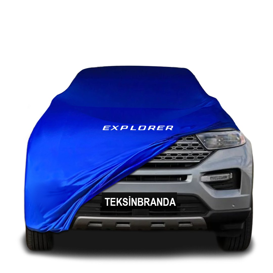 Ford Explorer 6 Indoor Car Cover Custom Fit, Black, Gray, Blue, Red Color