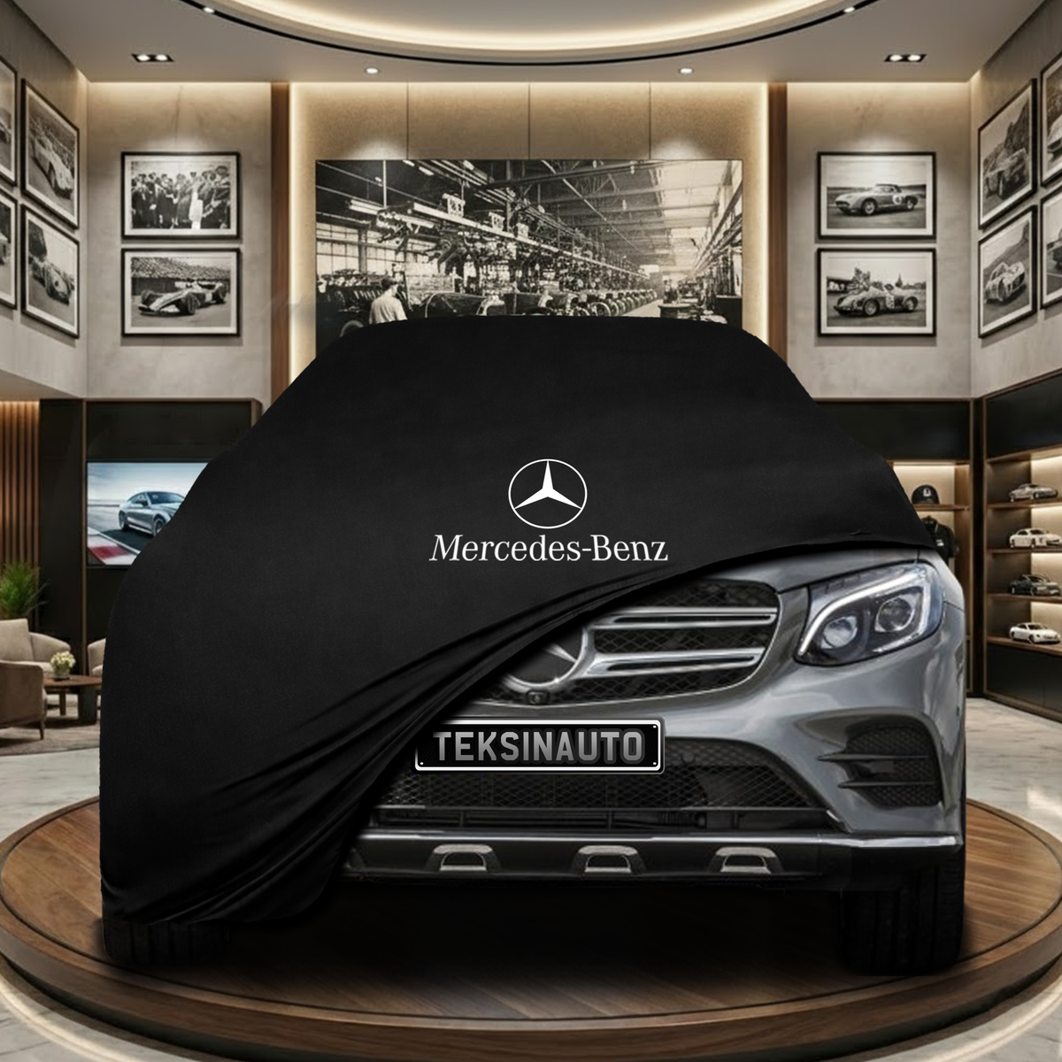 Mercedes Benz GLC X253 Indoor Car Cover Custom Fit, Black, Gray, Blue, Red Color