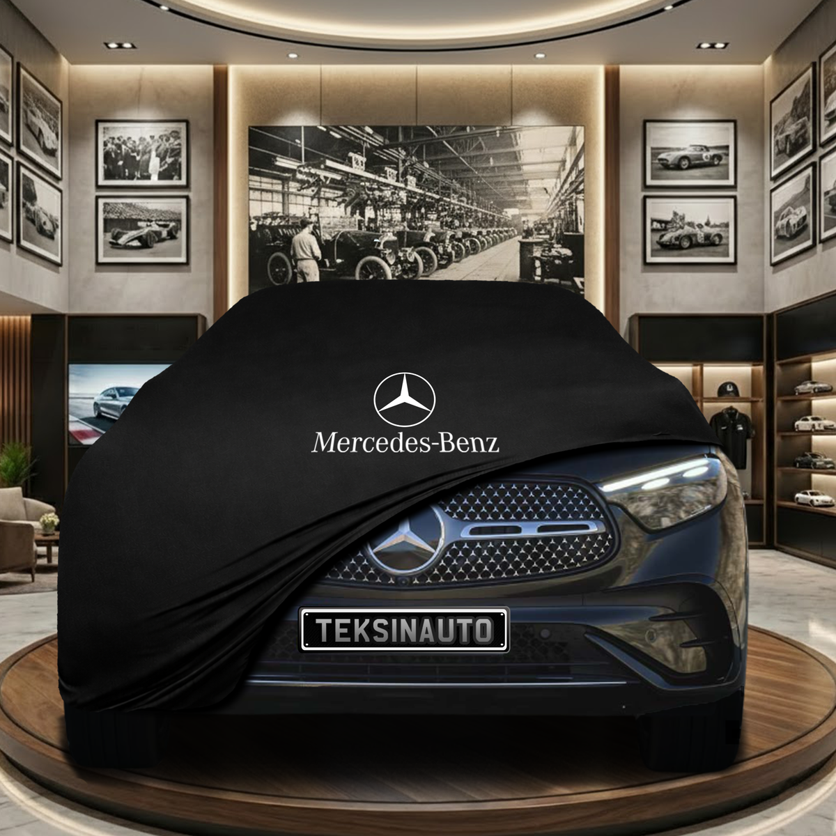 MERCEDES GLC COUPE C254 2023- Indoor Car Cover Custom Fit, Black, Gray, Blue, Red Color