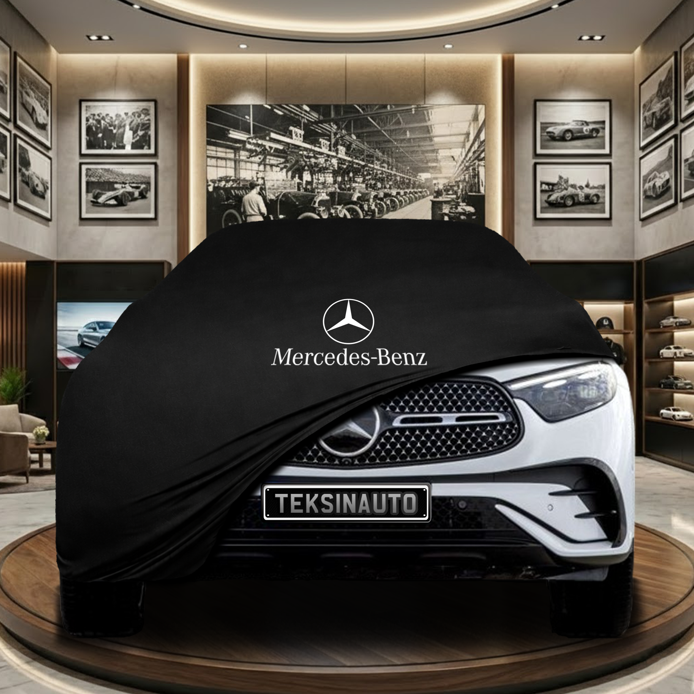 Mercedes Benz GLC X254 Indoor Car Cover Custom Fit, Black, Gray, Blue, Red Color