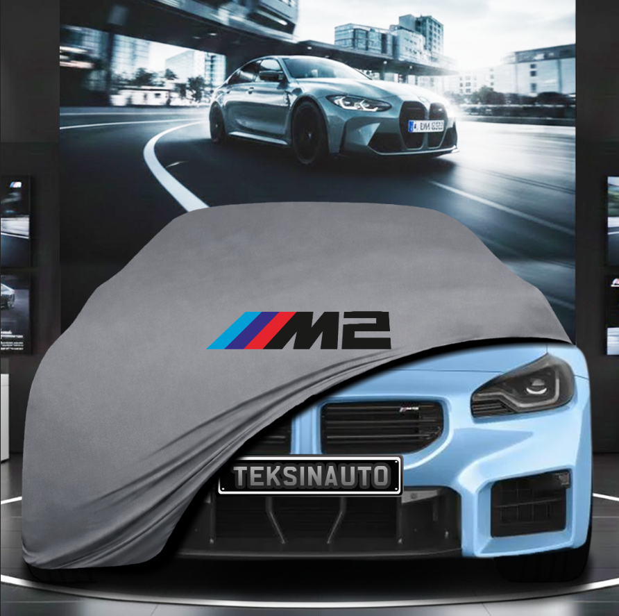 BMW 2 G87 M2 (2023-) Custom Fit Indoor Car Cover Soft Stretch Black Gray Blue Red Dust Protection Garage Cover Laser Cut + Bag