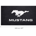 MUSTANG Premium Luxury Rug (60x87) INCH (150x220) cm Home, Garage & Display Carpet Auto Area Carpet, Car Garage Decor,Car Floor Mat