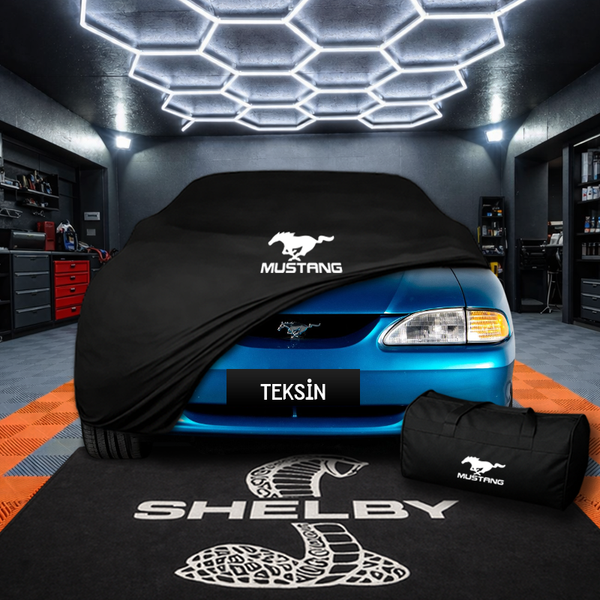 Ford Mustang 4 (1994-2004) Indoor Car Cover Custom Fit, Black, Gray, Blue, Red Color