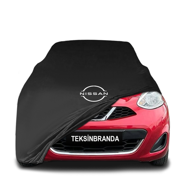 Nissan Micra K13 (2013-2017) Indoor Car Cover Custom Fit, Black, Gray, Blue, Red Color