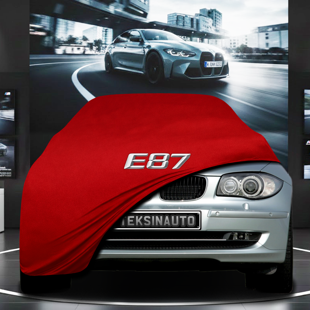 BMW 1 E82 COUPE (2004-2013) Custom Fit Indoor Car Cover Soft Stretch Black Gray Blue Red Dust Protection Garage Cover Laser Cut + Bag