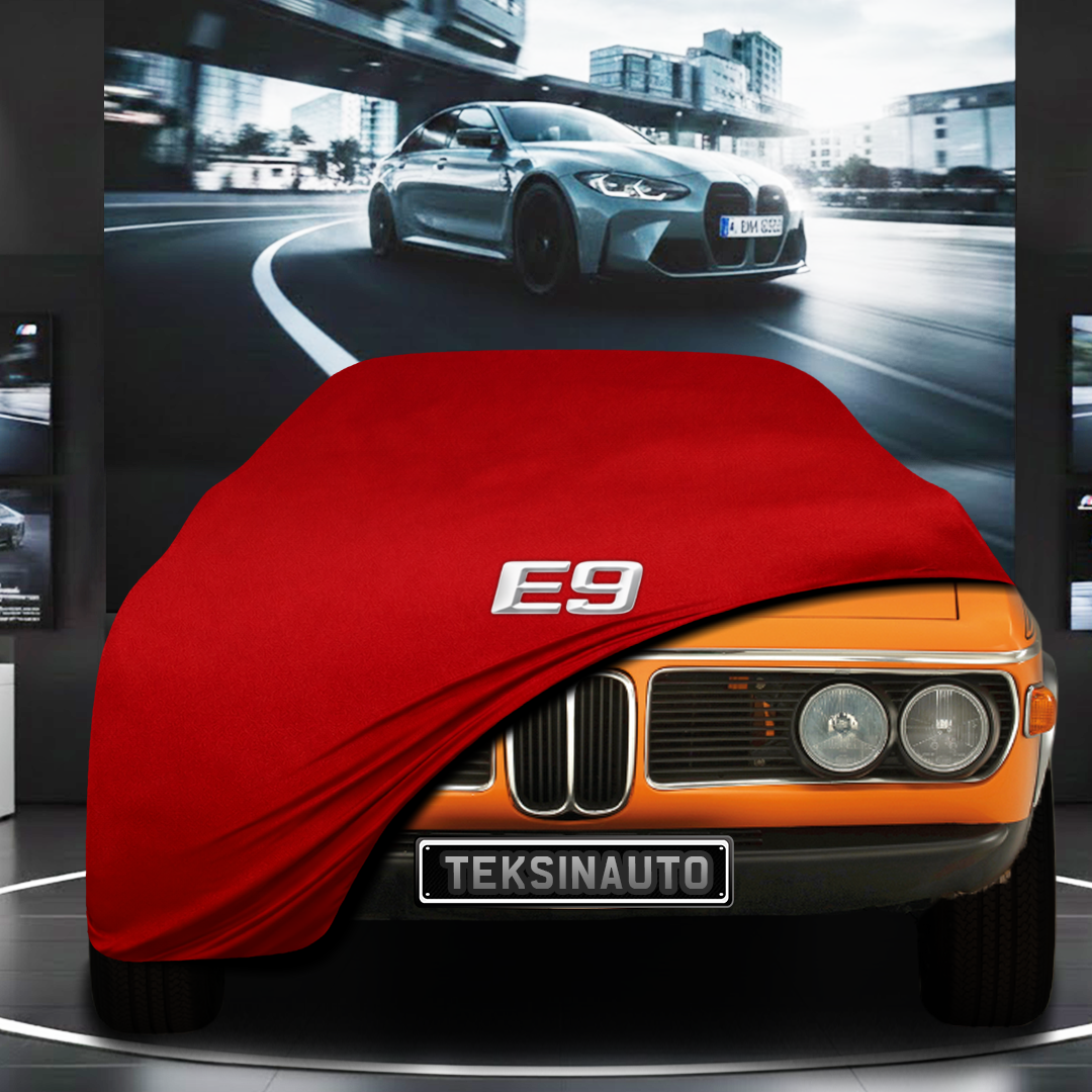 BMW E9 Custom Fit Indoor Car Cover Soft Stretch Black Gray Blue Red Dust Protection Garage Cover Laser Cut + Bag