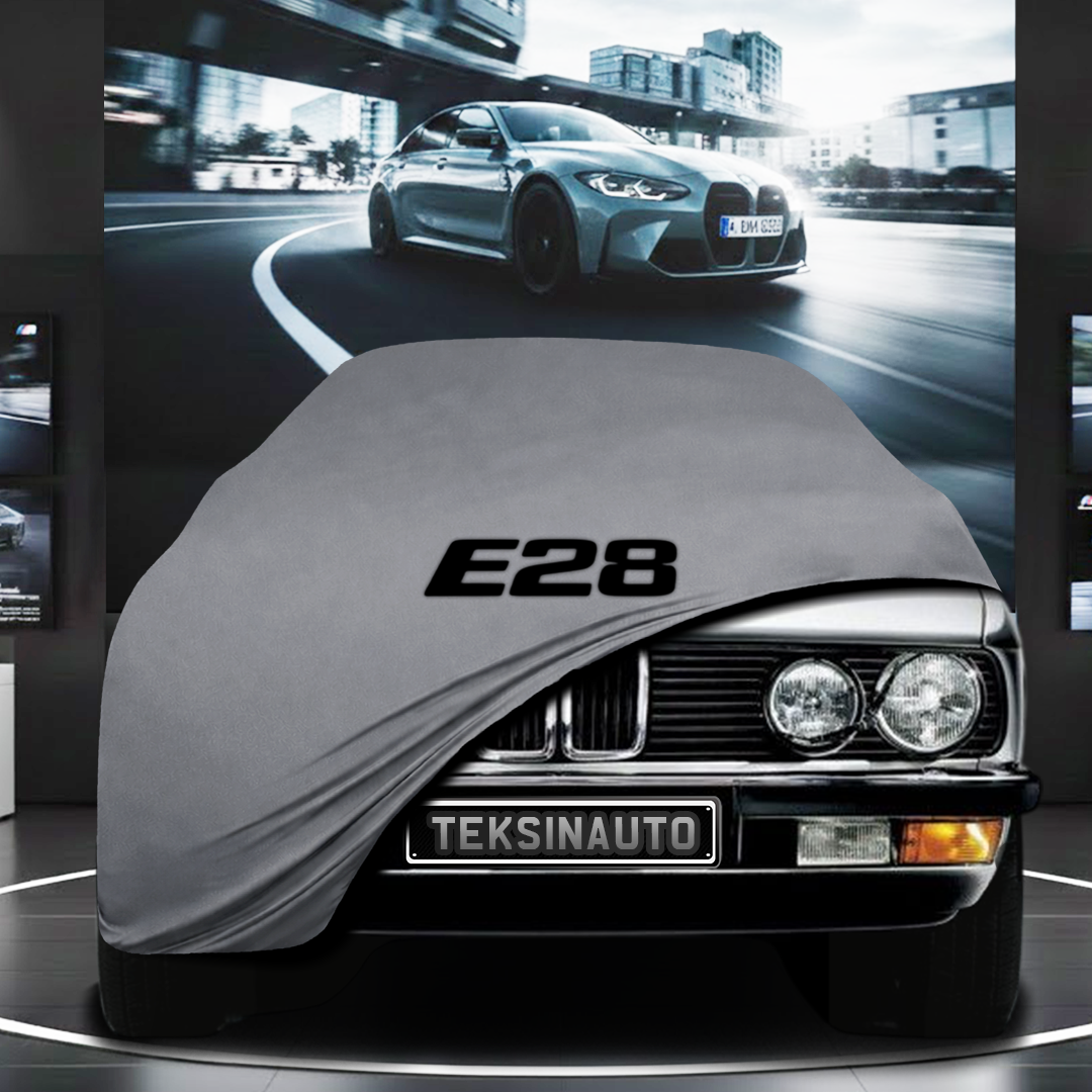 BMW 5 E28 (1981-1988) Custom Fit Indoor Car Cover Soft Stretch Black Gray Blue Red Dust Protection Garage Cover Laser Cut + Bag