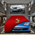 PORSCHE 911 996 1997-2001 Custom Fit Indoor Car Cover Soft Stretch Black Gray Blue Red Dust Protection Garage Cover Laser Cut + Bag