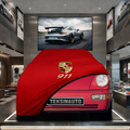 PORSCHE 911 964 1989-1993 Custom Fit Indoor Car Cover Soft Stretch Black Gray Blue Red Dust Protection Garage Cover Laser Cut + Bag