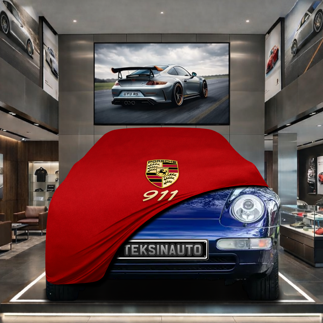 PORSCHE 911 993 1994-1998 Custom Fit Indoor Car Cover Soft Stretch Black Gray Blue Red Dust Protection Garage Cover Laser Cut + Bag