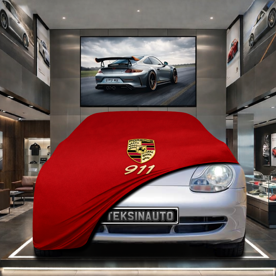 PORSCHE 911 996 2000-2006 Custom Fit Indoor Car Cover Soft Stretch Black Gray Blue Red Dust Protection Garage Cover Laser Cut + Bag