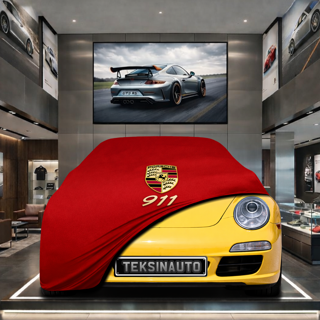 PORSCHE 911 997 TARGA 2008-2013 Custom Fit Indoor Car Cover Soft Stretch Black Gray Blue Red Dust Protection Garage Cover Laser Cut + Bag
