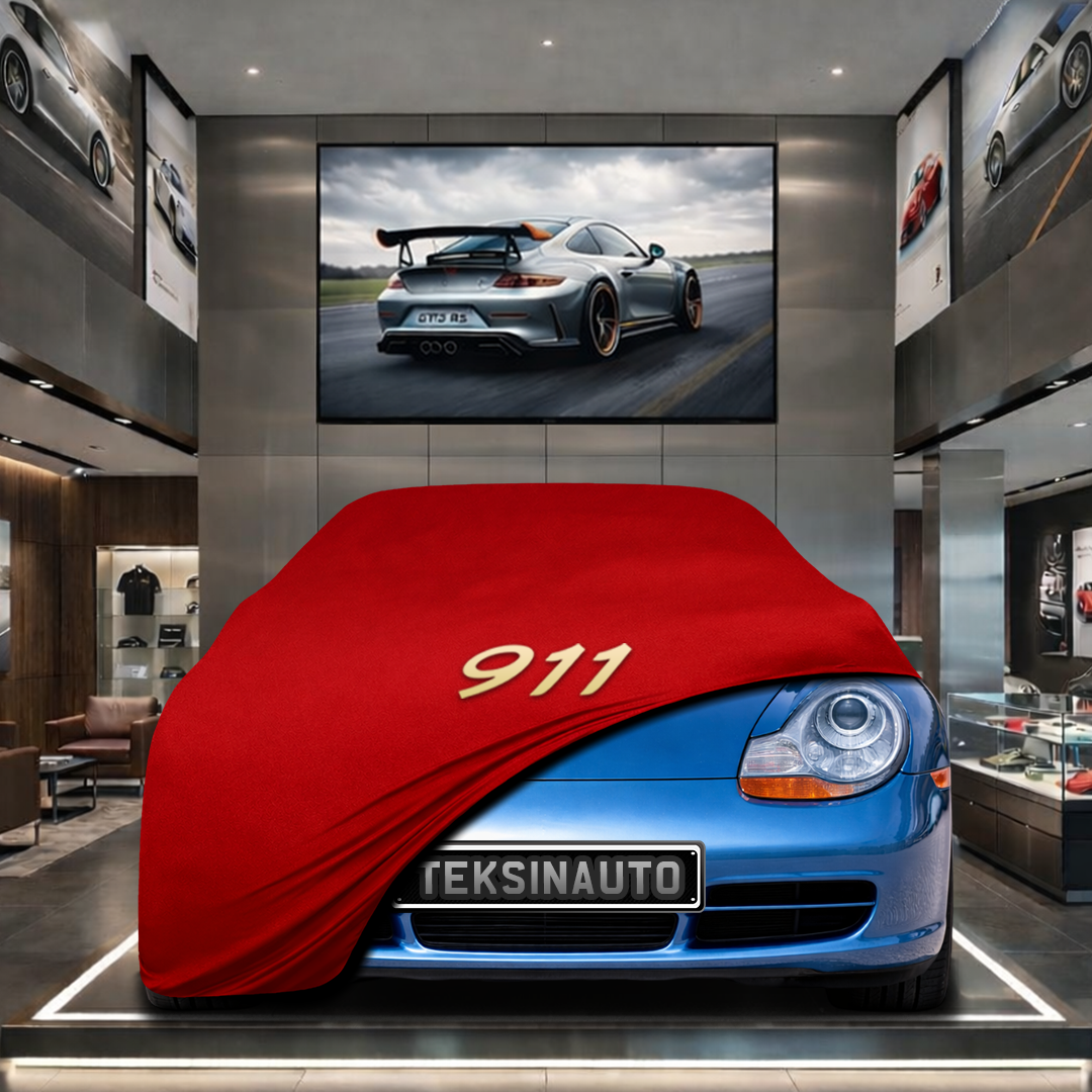 PORSCHE 911 996 1997-2001 Custom Fit Indoor Car Cover Soft Stretch Black Gray Blue Red Dust Protection Garage Cover Laser Cut + Bag