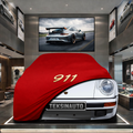 PORSCHE 911 SPEEDSTER 1989-89 Custom Fit Indoor Car Cover Soft Stretch Black Gray Blue Red Dust Protection Garage Cover Laser Cut + Bag