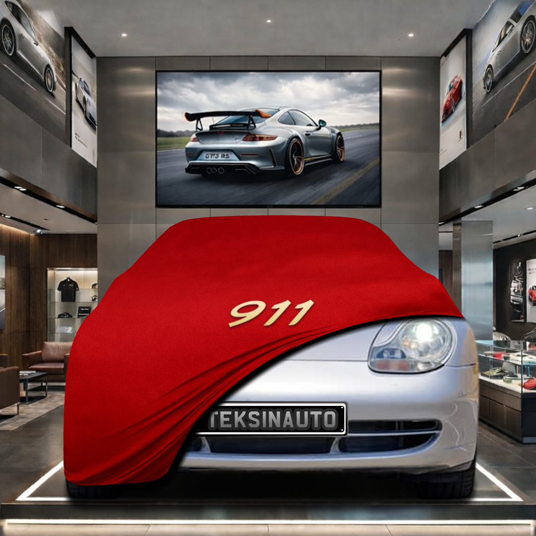 PORSCHE 911 996 2000-2006 Custom Fit Indoor Car Cover Soft Stretch Black Gray Blue Red Dust Protection Garage Cover Laser Cut + Bag