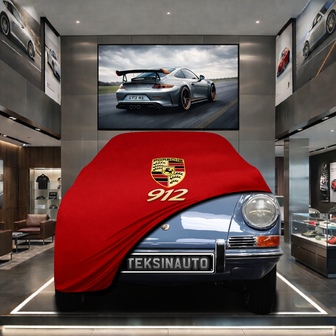 PORSCHE 912 1965-1969 Custom Fit Indoor Car Cover Soft Stretch Black Gray Blue Red Dust Protection Garage Cover Laser Cut + Bag