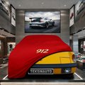 PORSCHE 914 1969-1976 Custom Fit Indoor Car Cover Soft Stretch Black Gray Blue Red Dust Protection Garage Cover Laser Cut + Bag